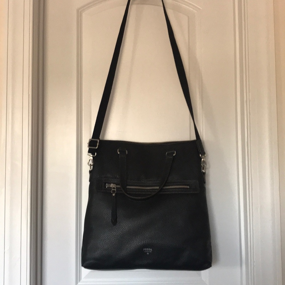 Fossil Leather Crossbody Bag